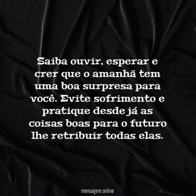 Evite sofrimento desde já!