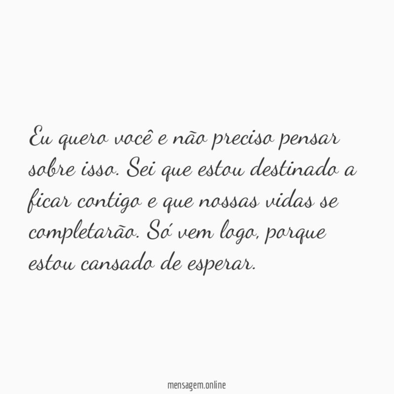 Quero você