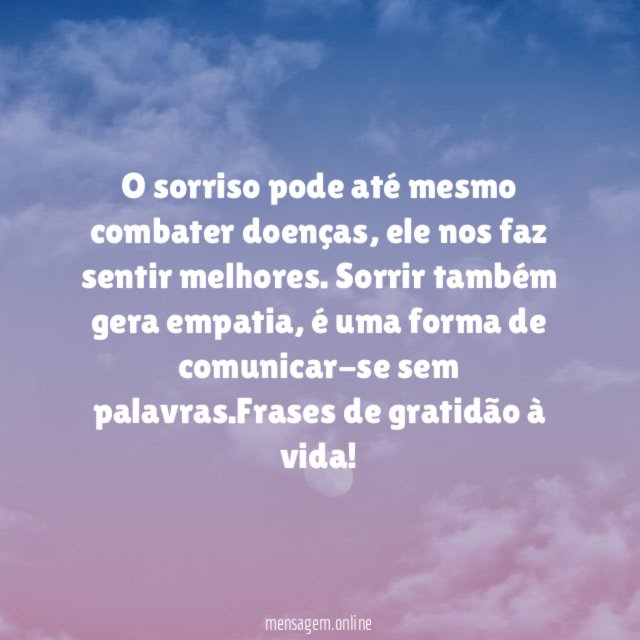 Pelo sorriso
