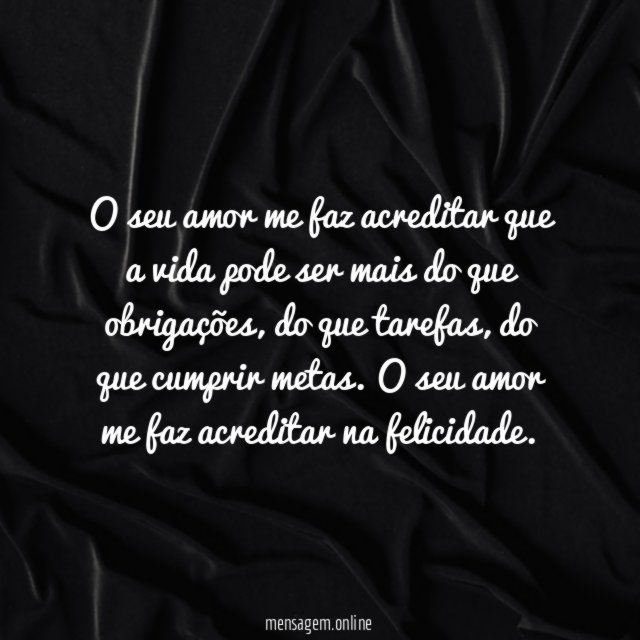 Você me faz acreditar