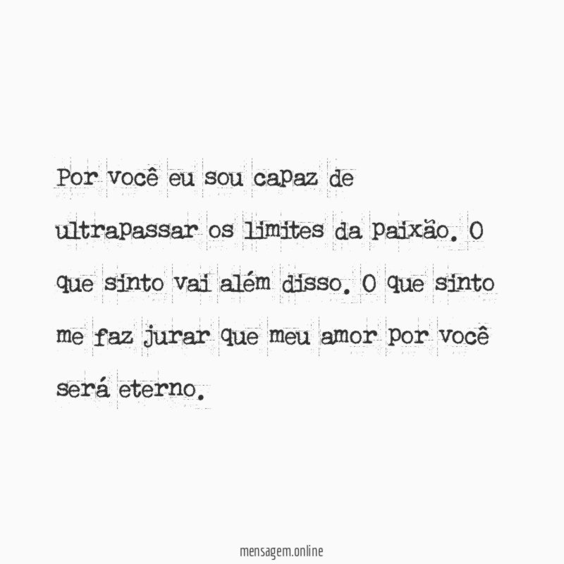 Jurei amor