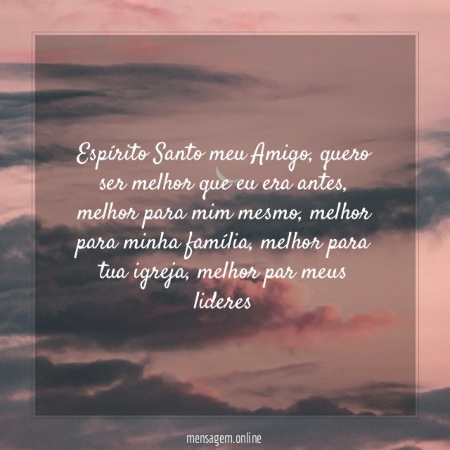 Espírito Santo meu Amigo