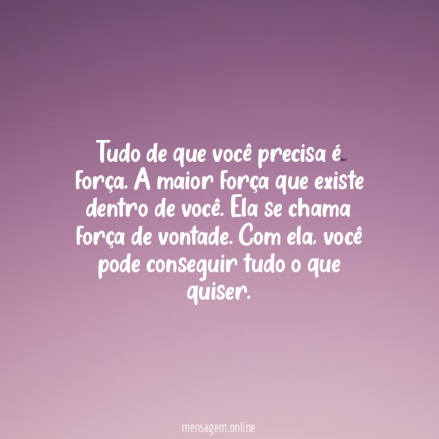 A maior força do mundo