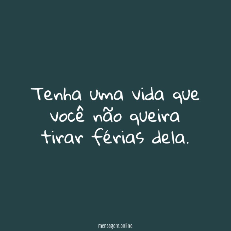 Aproveite ao máximo!