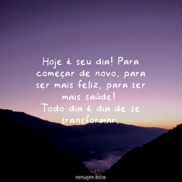 Recomeços diários