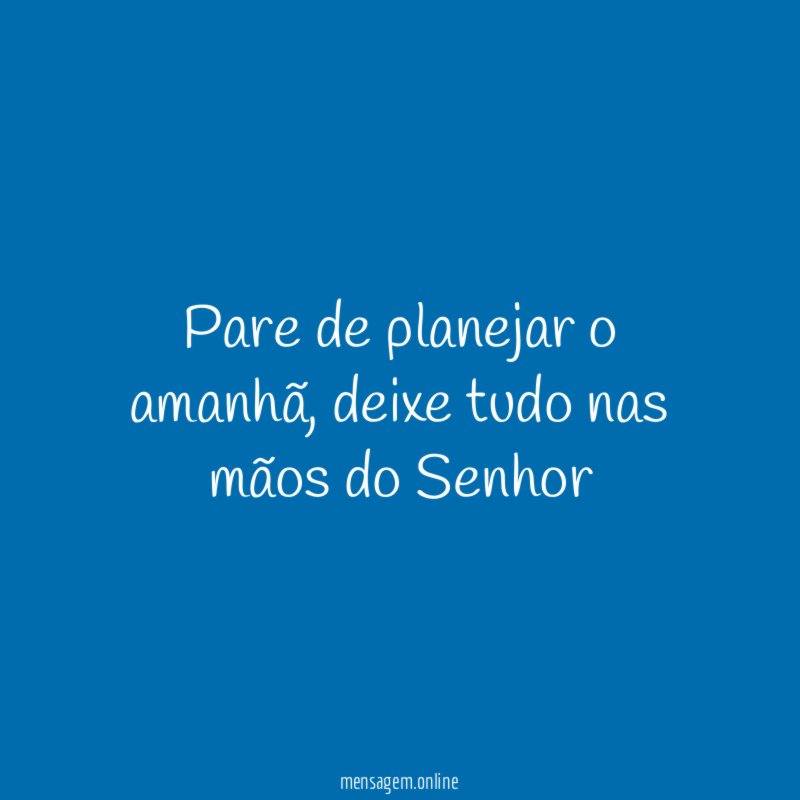 Tudo tem o tempo certo