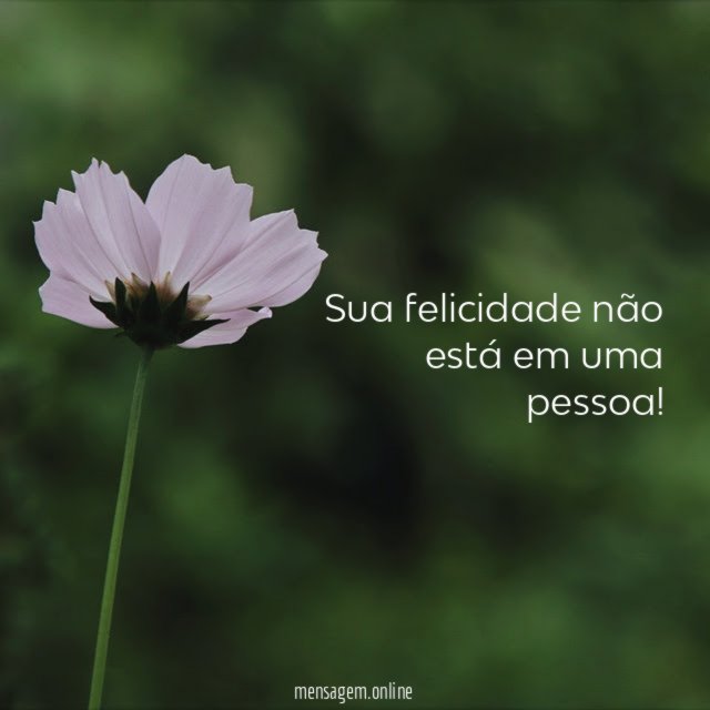 Não deposite nada em ninguém