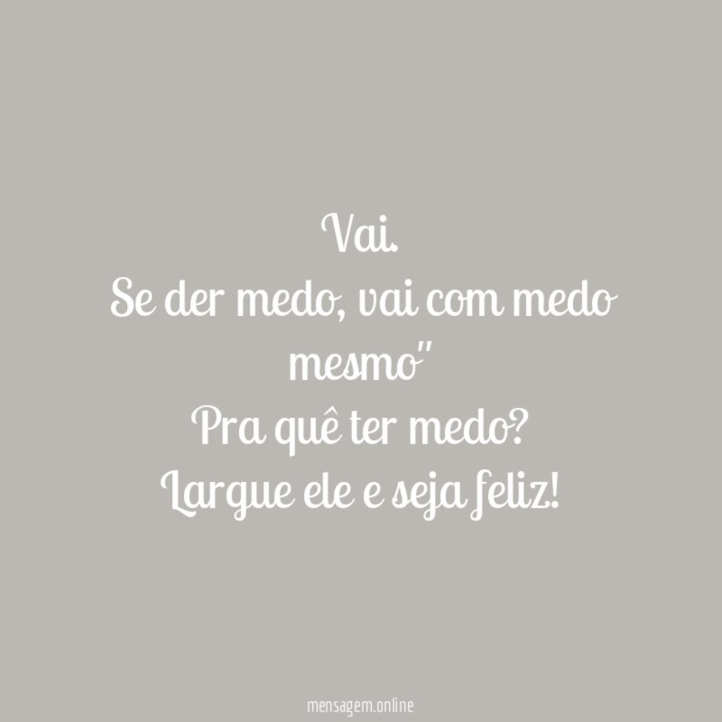Não deixe de ir