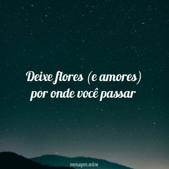 Flores e amores