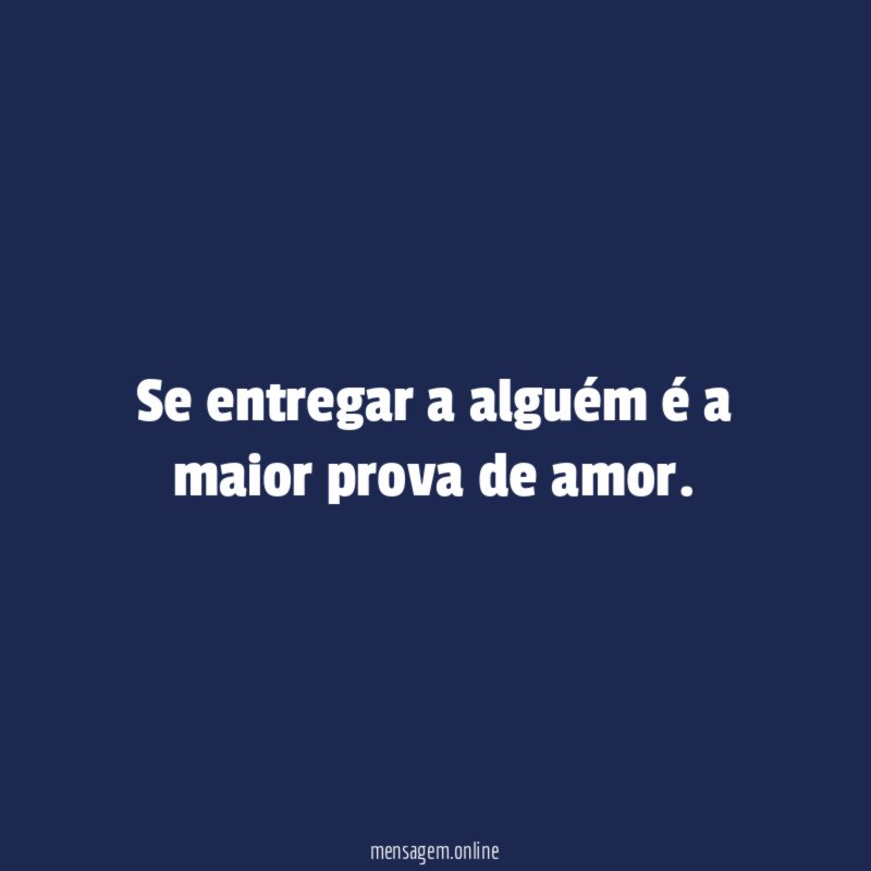 Minha declaração de amor