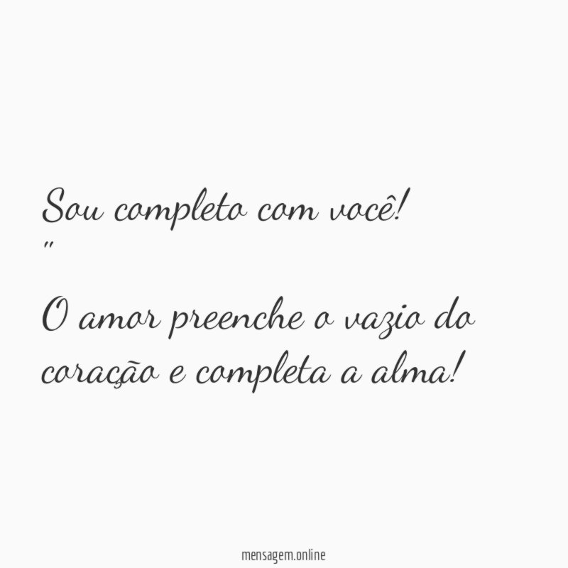 Uma metade completa
