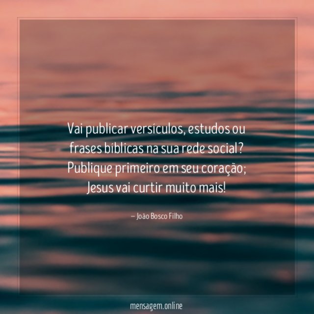 Vai publicar versículos