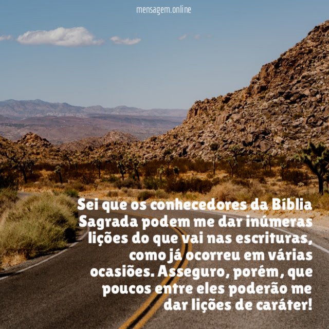 Sei que os conhecedores da Bíblia Sagrada podem