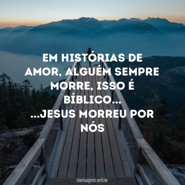 Em histórias de amor