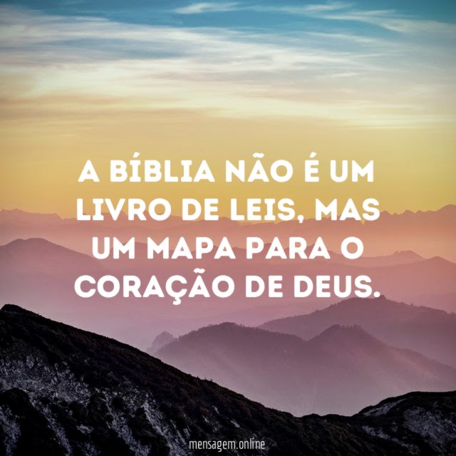 A bíblia não é um livro de leis