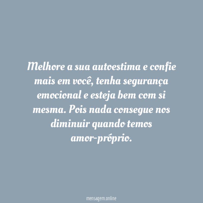 Amor-próprio