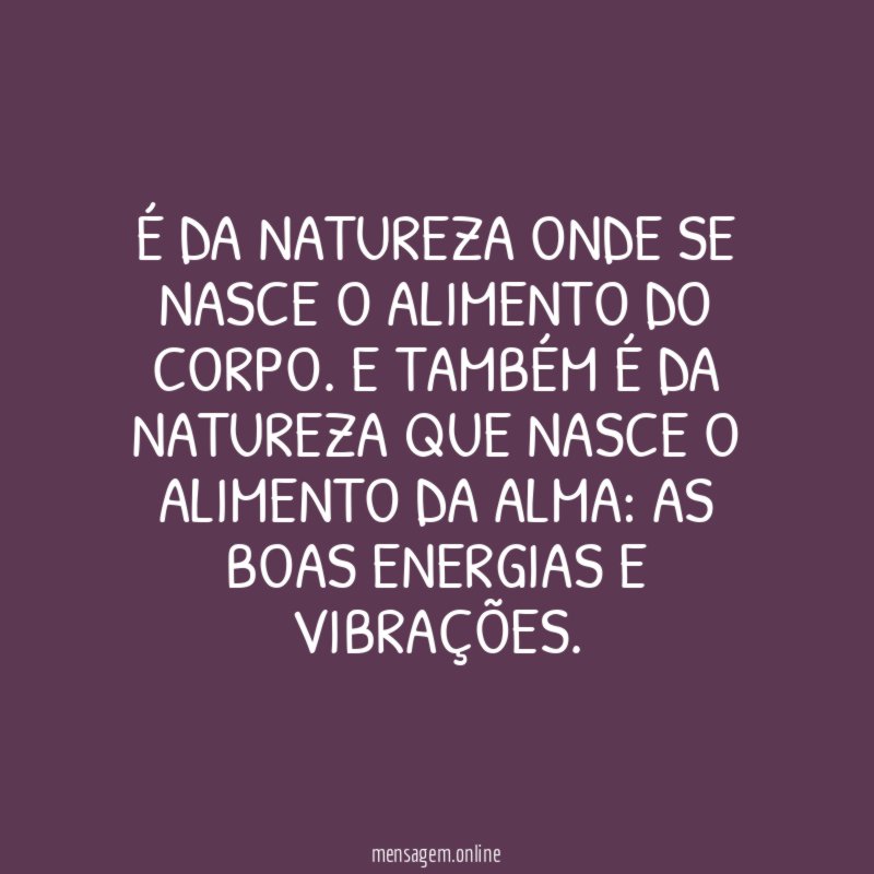 Alimento da alma
