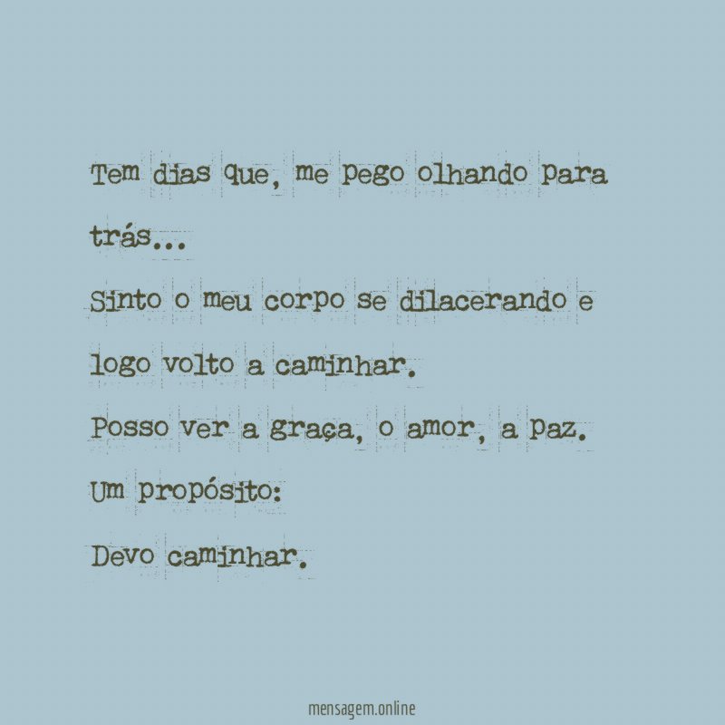 Tem dias que