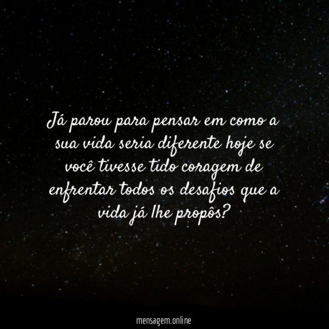 Desafios da vida