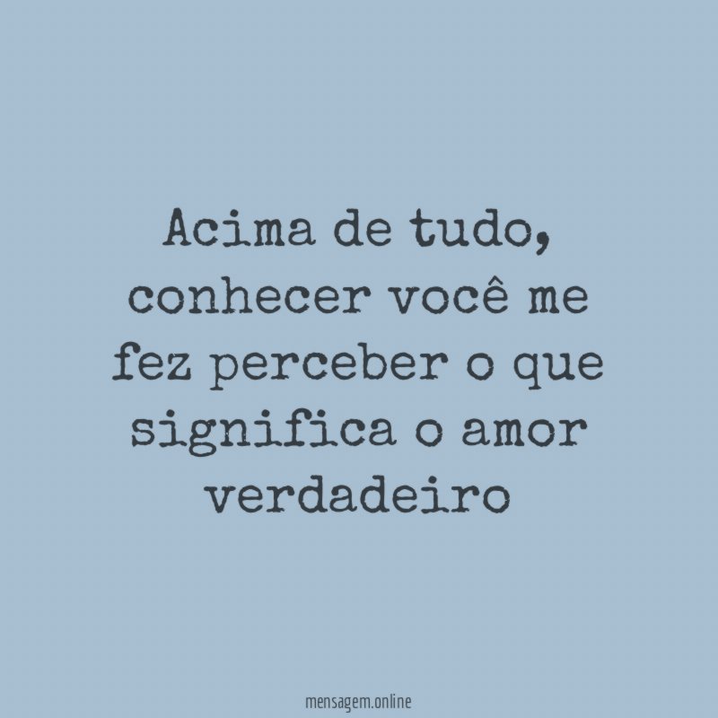 Acima de tudo