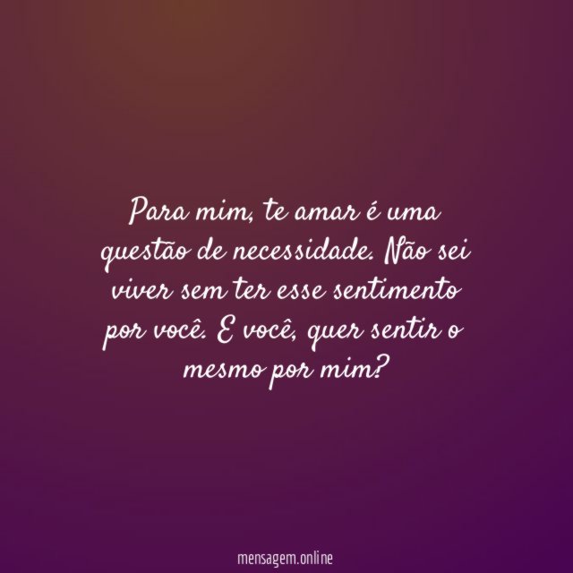 Preciso te amar