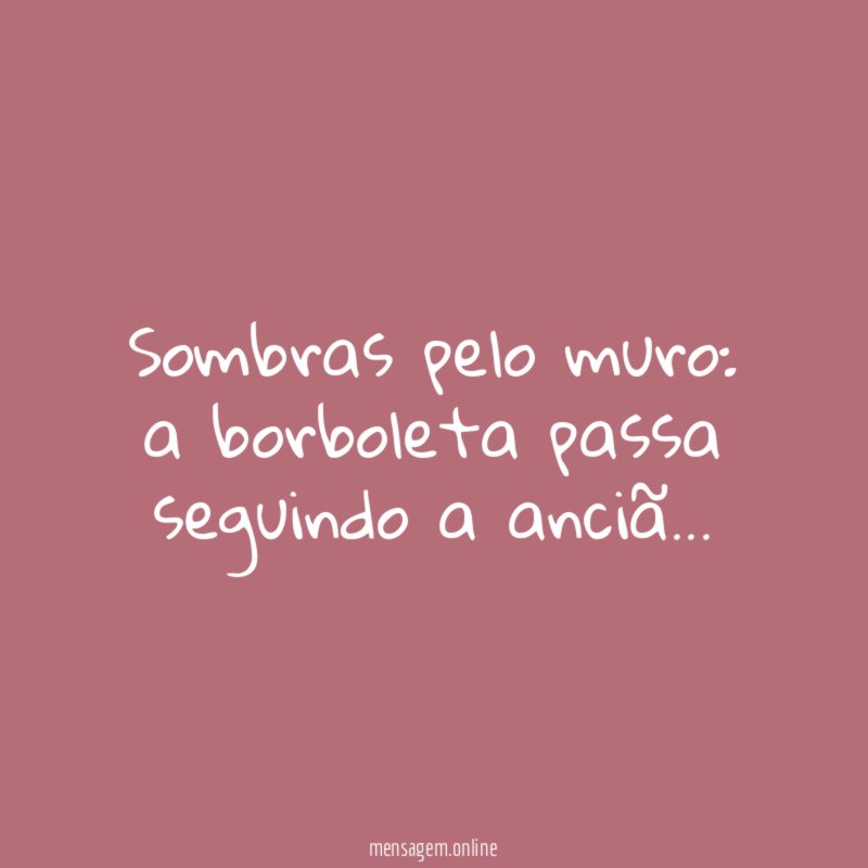 sombras pelo muro
