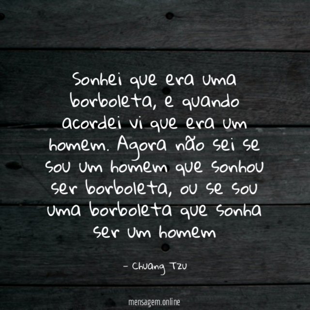 Sonhei que era uma borboleta