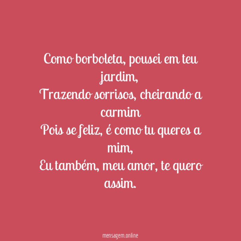 Como borboleta