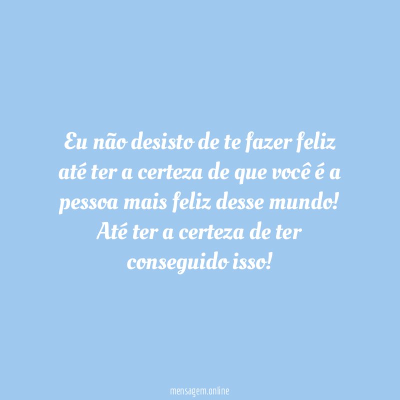 Não desisto