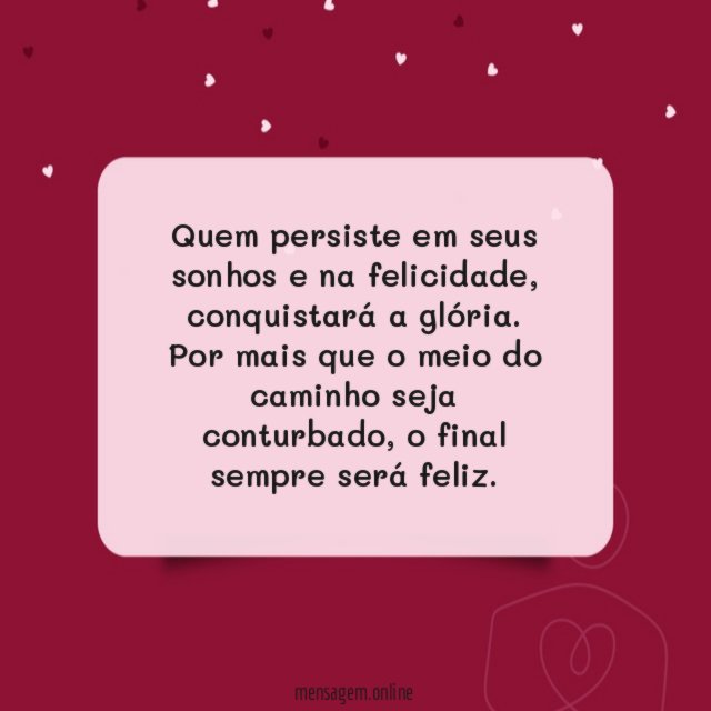 A felicidade é uma dádiva