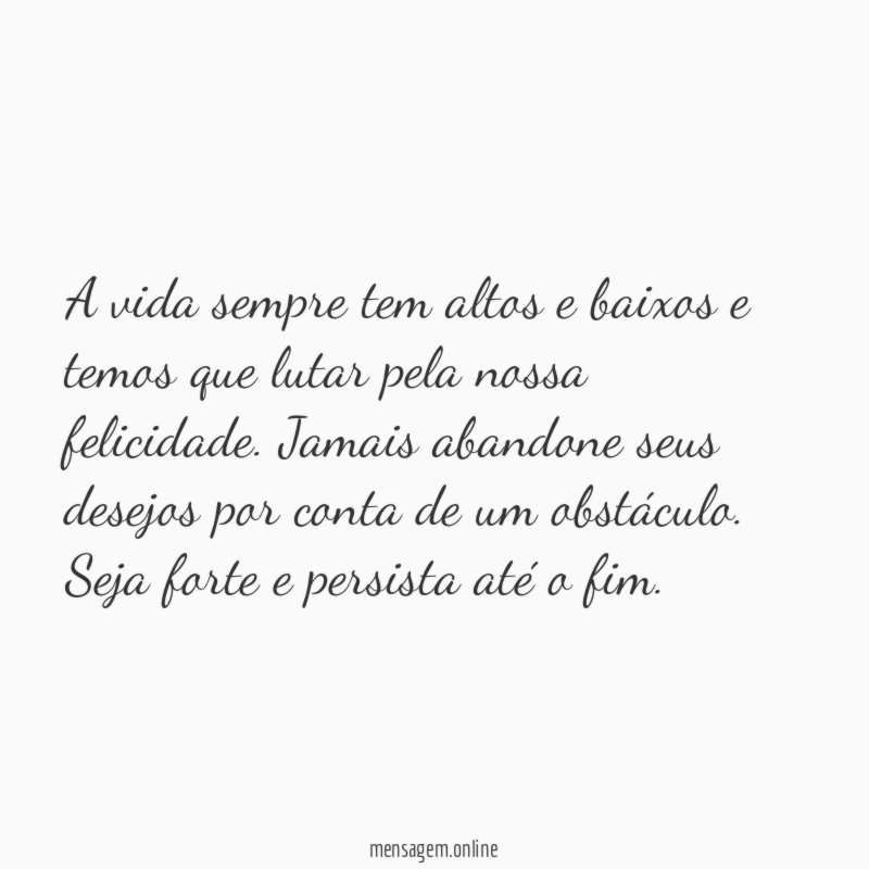 Persista até o fim