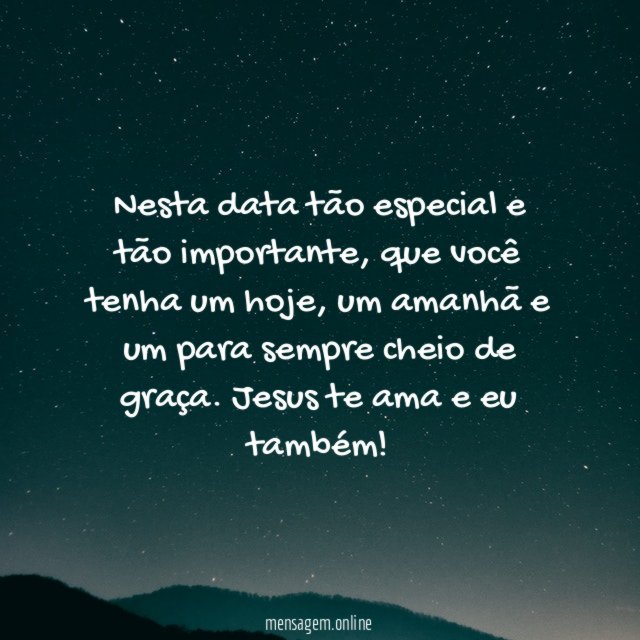 Um aniversário cheio de graça!