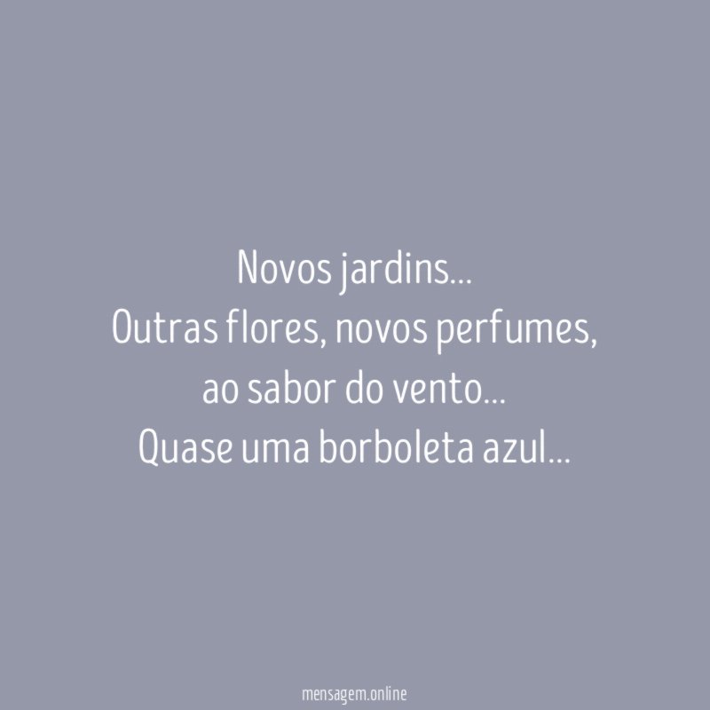 Novos jardins