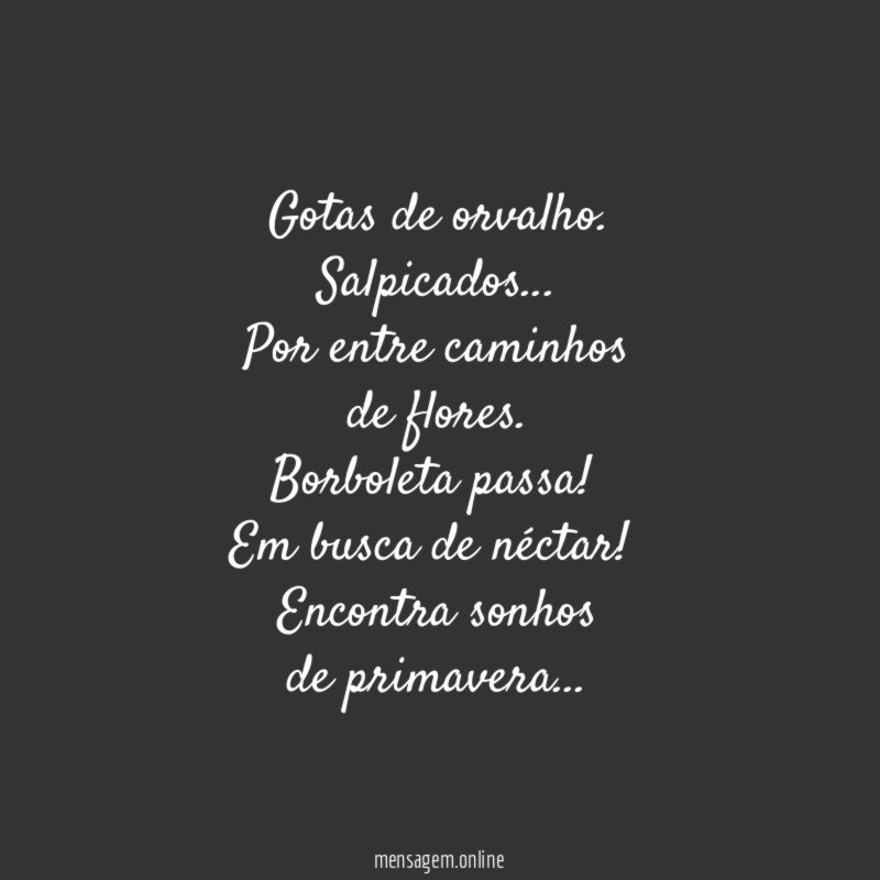 Gotas de orvalho