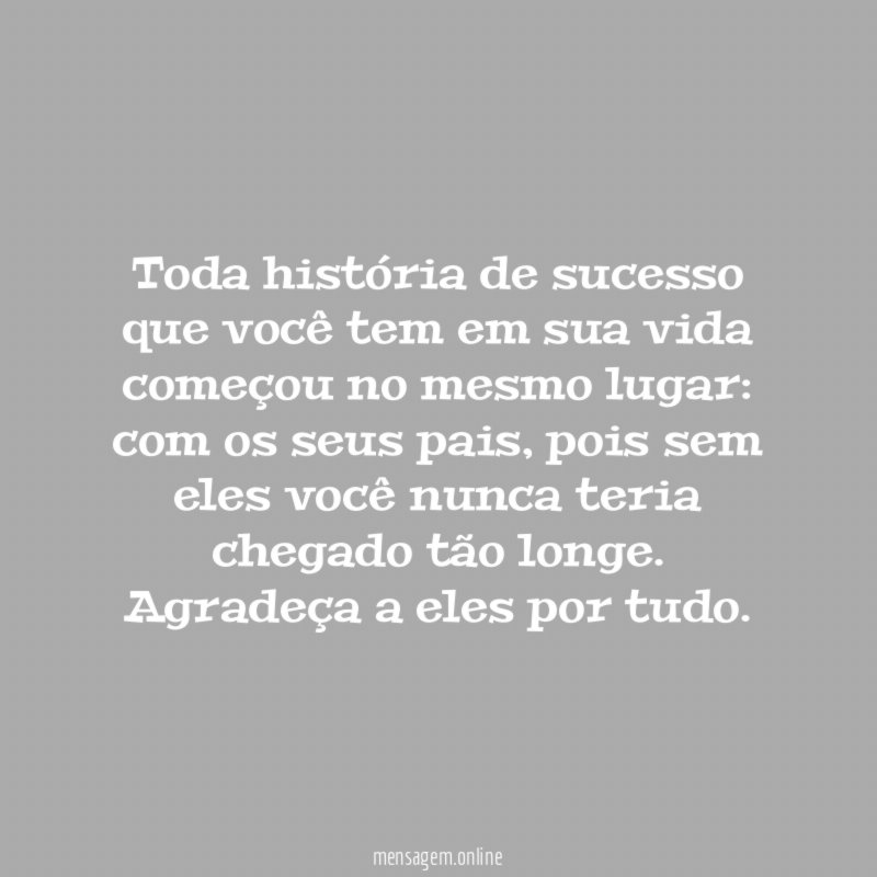 História de sucesso