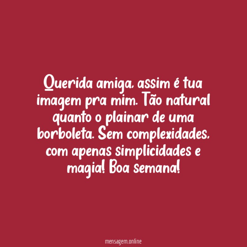 Querida amiga