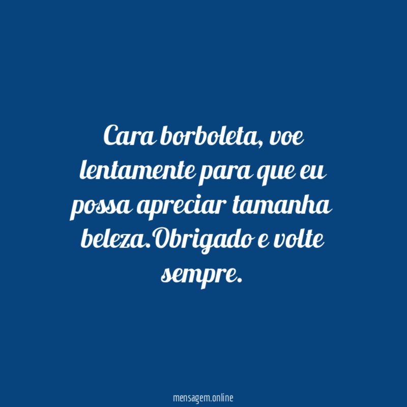 Cara borboleta
