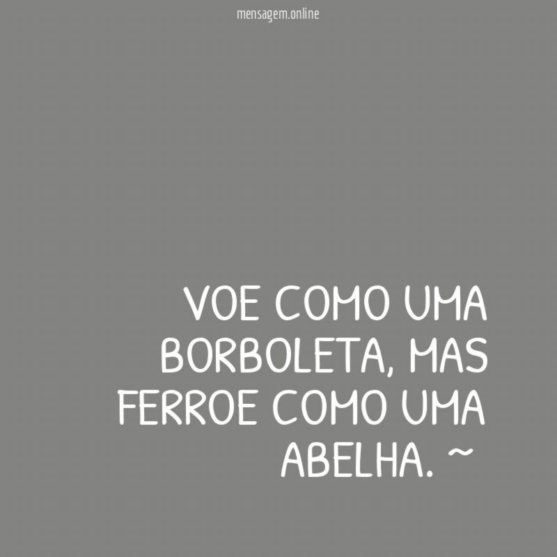 Voe como uma borboleta