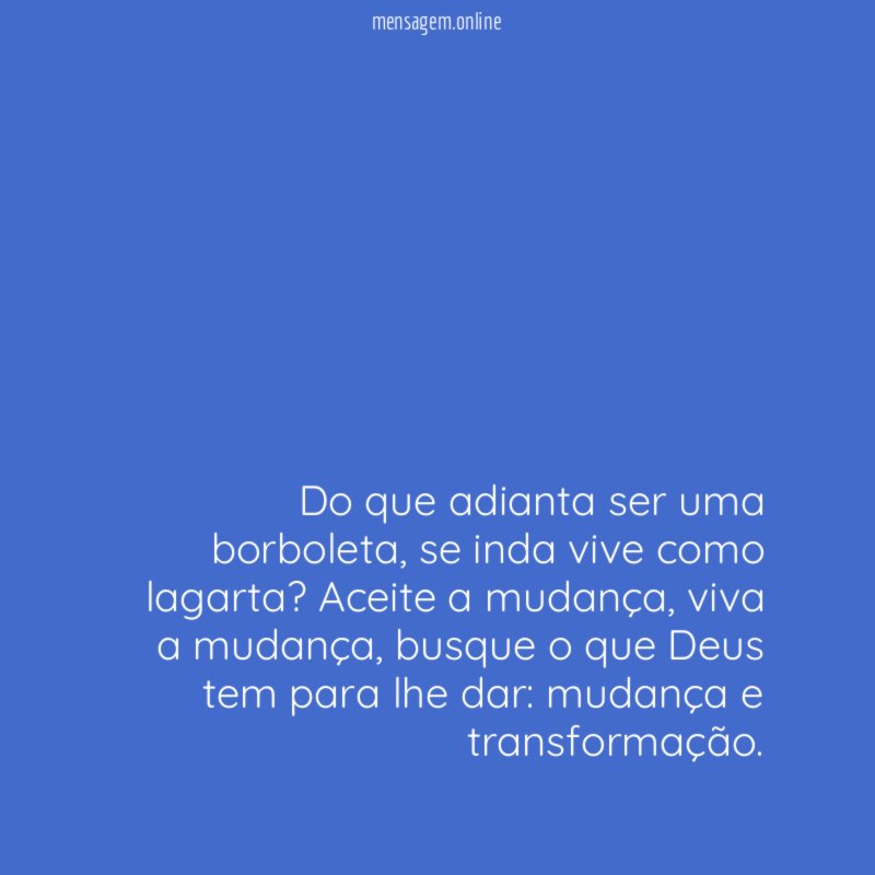 Do que adianta ser uma borboleta