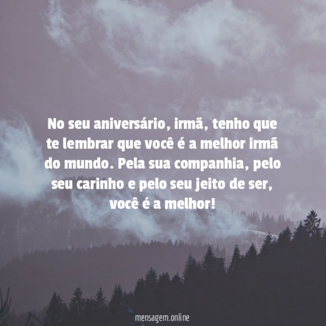 A melhor irmã do mundo