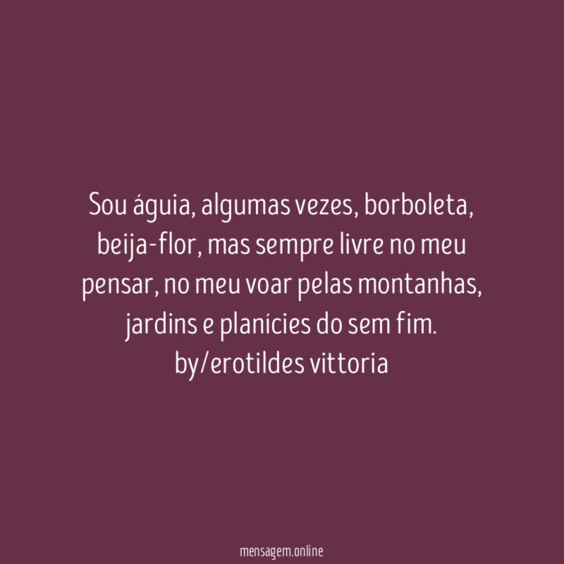 Sou águia