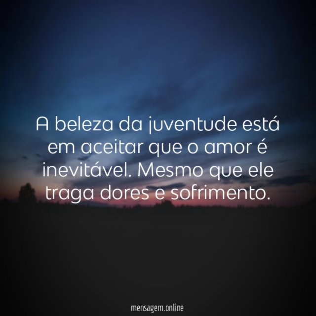 Beleza da juventude