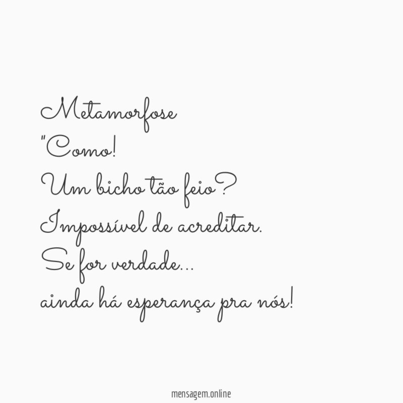 Metamorfose