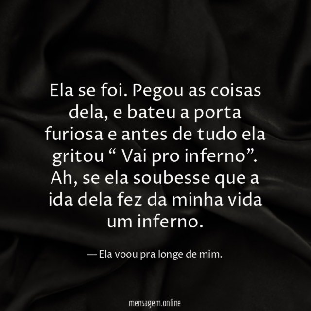 Ela se foi