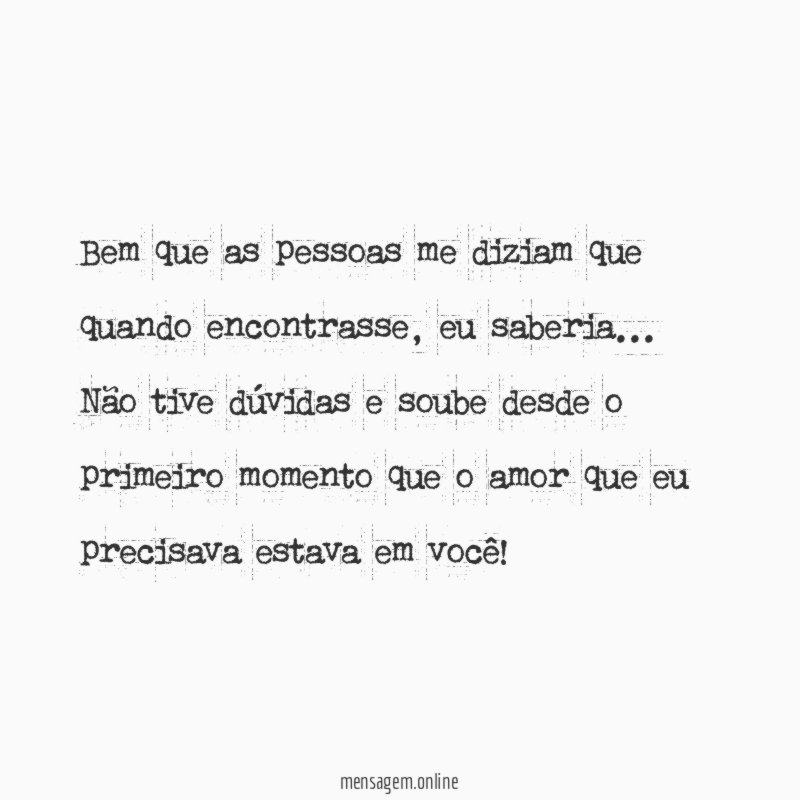Amor verdadeiro