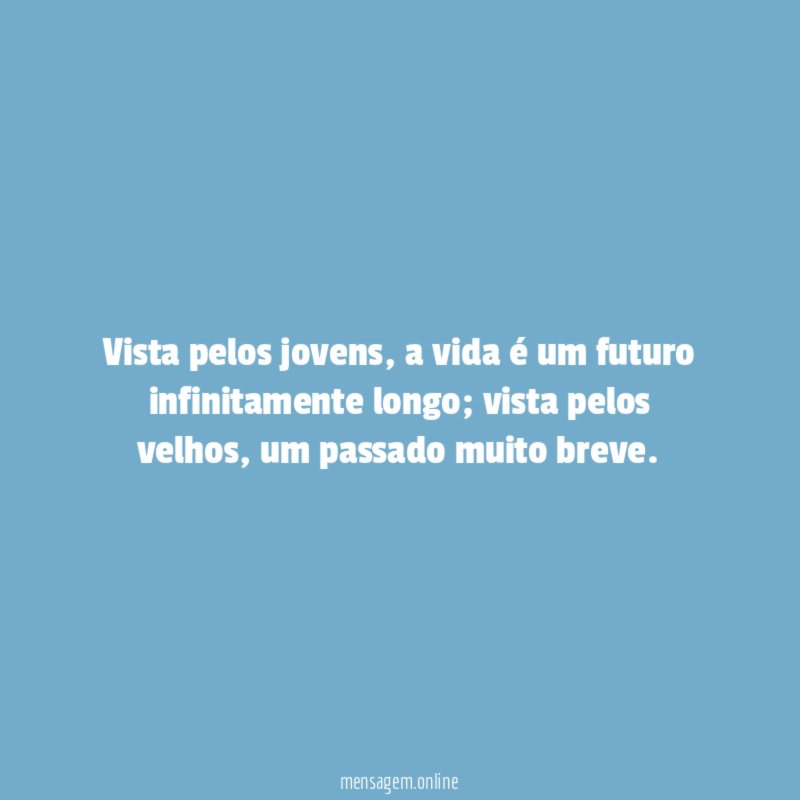 Vista pelos jovens