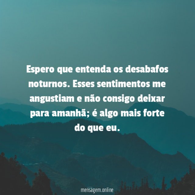 Preciso que me entenda