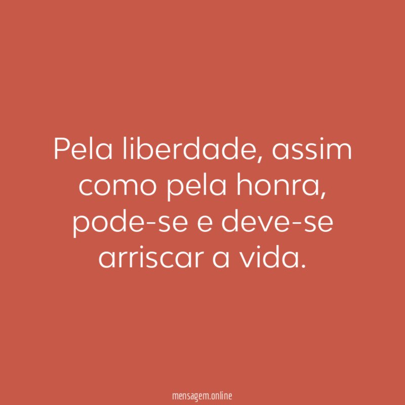 Pela liberdade