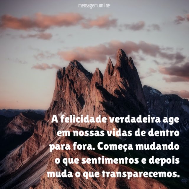 De dentro para fora