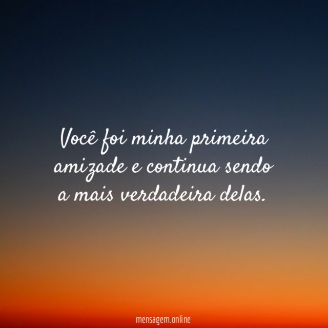 Primeira amizade